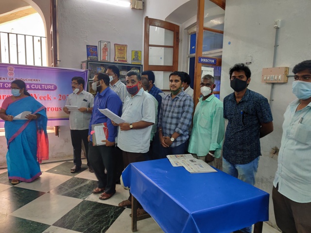 Observance  of   Vigilance Awareness  2020  by Department of  Art  and  culture