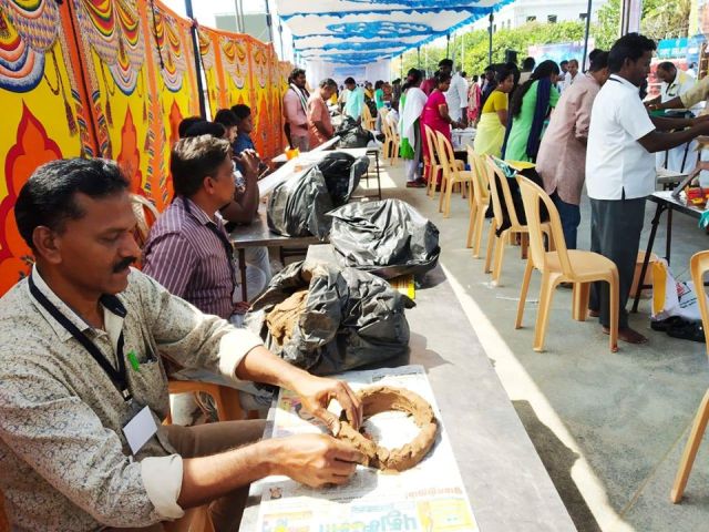 Painters and Terracotta camp held on 7-3-2020