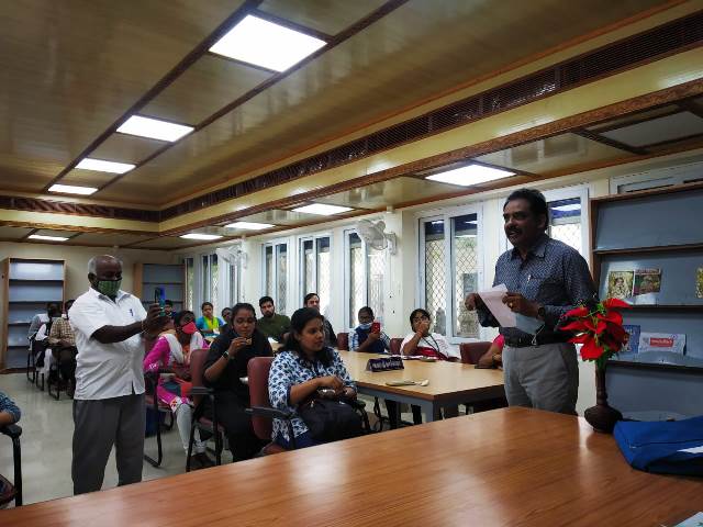 Research  students  from  Annamalai  University,  Chidambaram  visited  RRL  on  20-02-2021