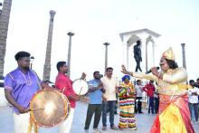 International  Day  of   Yoga - Awareness  Programme  conducted  By   Dept.   of   Art   and  culture