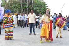 International  Day  of   Yoga - Awareness  Programme  conducted  By   Dept.   of  Art   and  culture