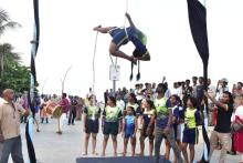 International  Day  of   Yoga - Awareness  Programme  conducted  By   Dept.   of  Art   and  culture