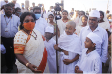 Azadi Ka  Amrut  Mahotsav  Programme  held  at Gandhi  Thidal  on  12-03-2021