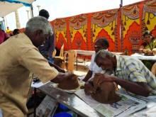Painters and Terracotta camp held on 7-3-2020