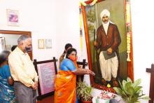 Hon'ble  L.G  visit  to    Mahakavi  Bharathiyar   Museum 