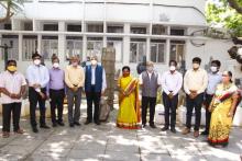 Hon'ble   L.G  Visit  to  Puducherry Museum  on  19-03-2021